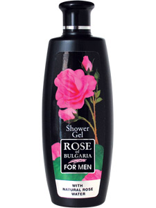 Мужской гель для душа - шампунь Rose of Bulgaria