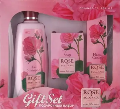 Комплект Rose of Bulgaria (шамп330, мыло100, крем д/р75)