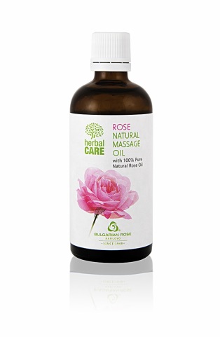 Herbal care натуральное масло для массажа роза
