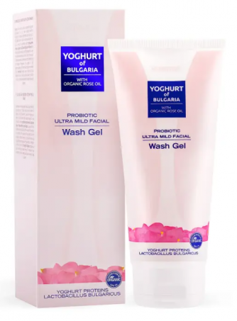 Пробиотический тонизирующий гель для душа Yoghurt&Organic Rose Oil