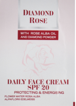 Дневной крем для лица SPF 20 (пробник) Diamond Rose