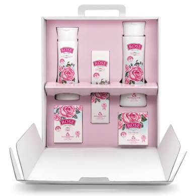 Комплект `Rose Original` 5 пр .(миц/вода,дн/кр, кр/д/рук, г/д/душа, кр/мыло)