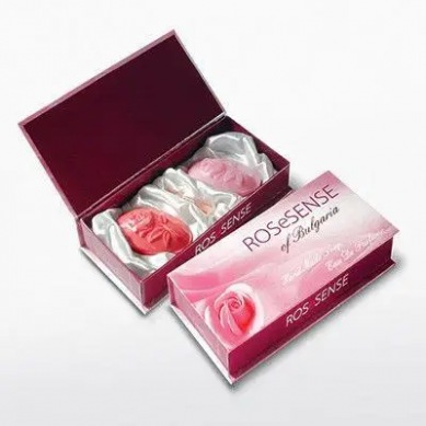 Комплект "ROSeSENSE" Rose of Bulgaria (два гл. мила + парфуми 2,1 мл)